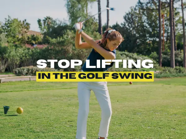 Stop Lifting Or Dipping In Your Golf Swing!